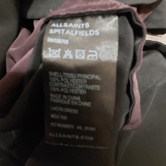 All saints color block dress size 4 - Picture 4 of 8